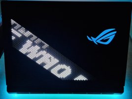 RECENZE: ASUS ROG Strix SCAR 18 (2025) - AniMe Vision víko a NVIDIA RTX 5090