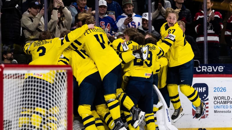 Hokejoví mladíci na zlato nedosáhli. Češi i přes skvělý závěr podlehli ve finále Švédům