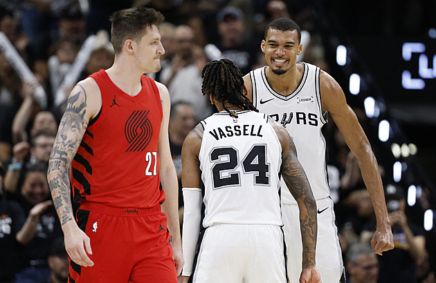 Krejčímu skončila sezona, Wembanyama dal stopku. Souboj Jalenů pro Brunsona