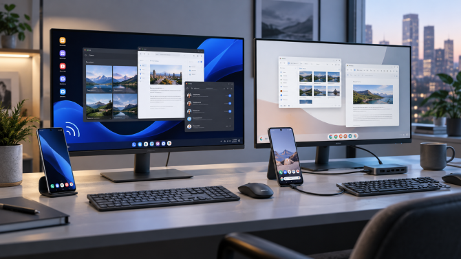 Samsung DeX vs. Pixel Desktop v roce 2026: Který režim promění telefon v lepší náhradu notebooku?
